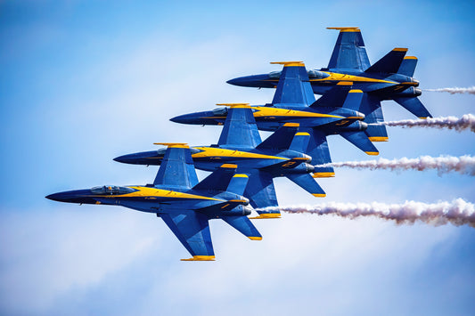 Blue Angels Echelon Formation